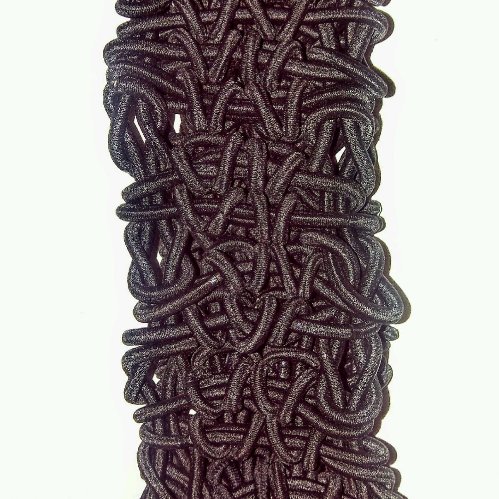 Elastic Cord Head Band and Beanie Wrap
